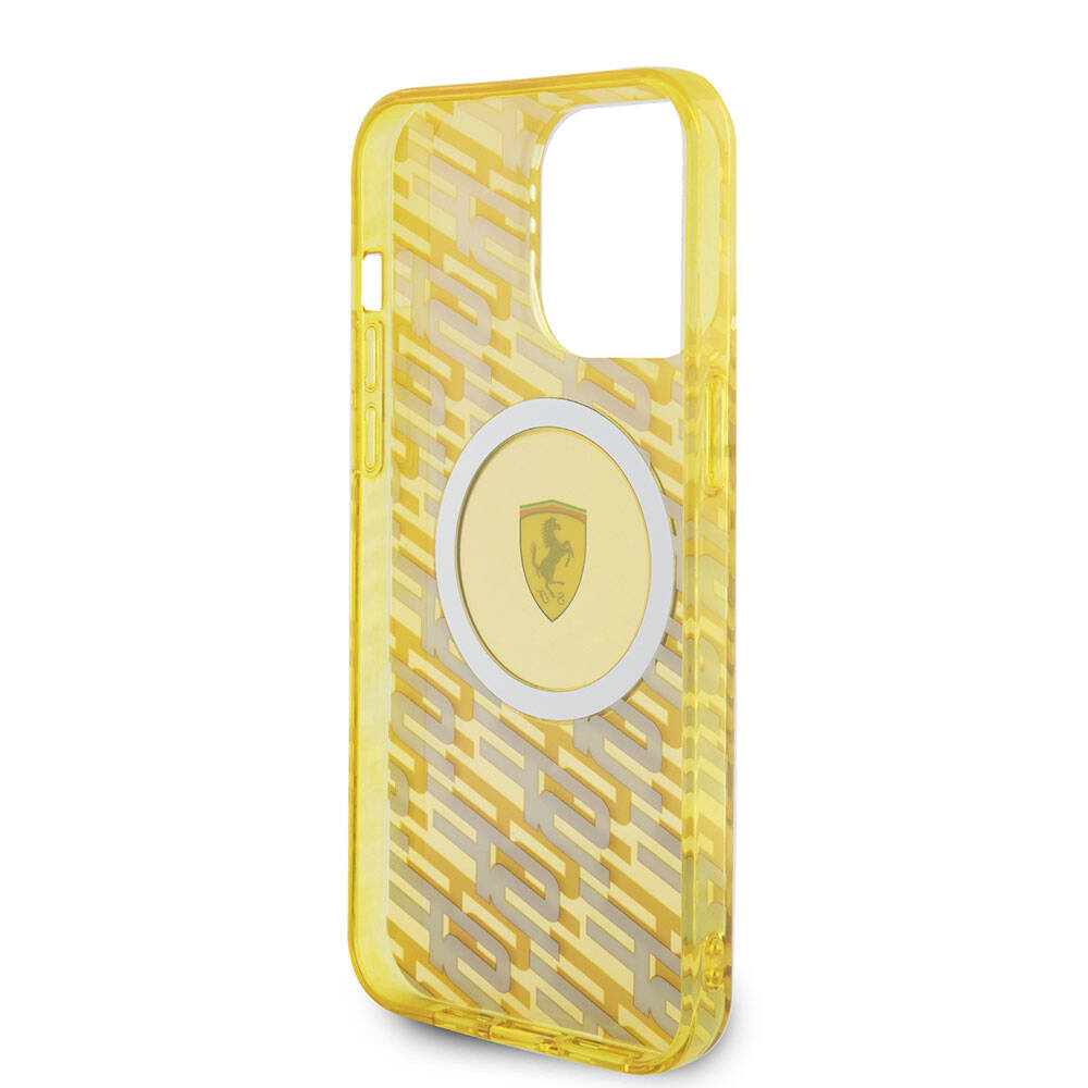 iPhone 15 Pro Max Kılıf Ferrari Orijinal Lisanslı M-safe Şarj Özellikli Multi SF Kılıf