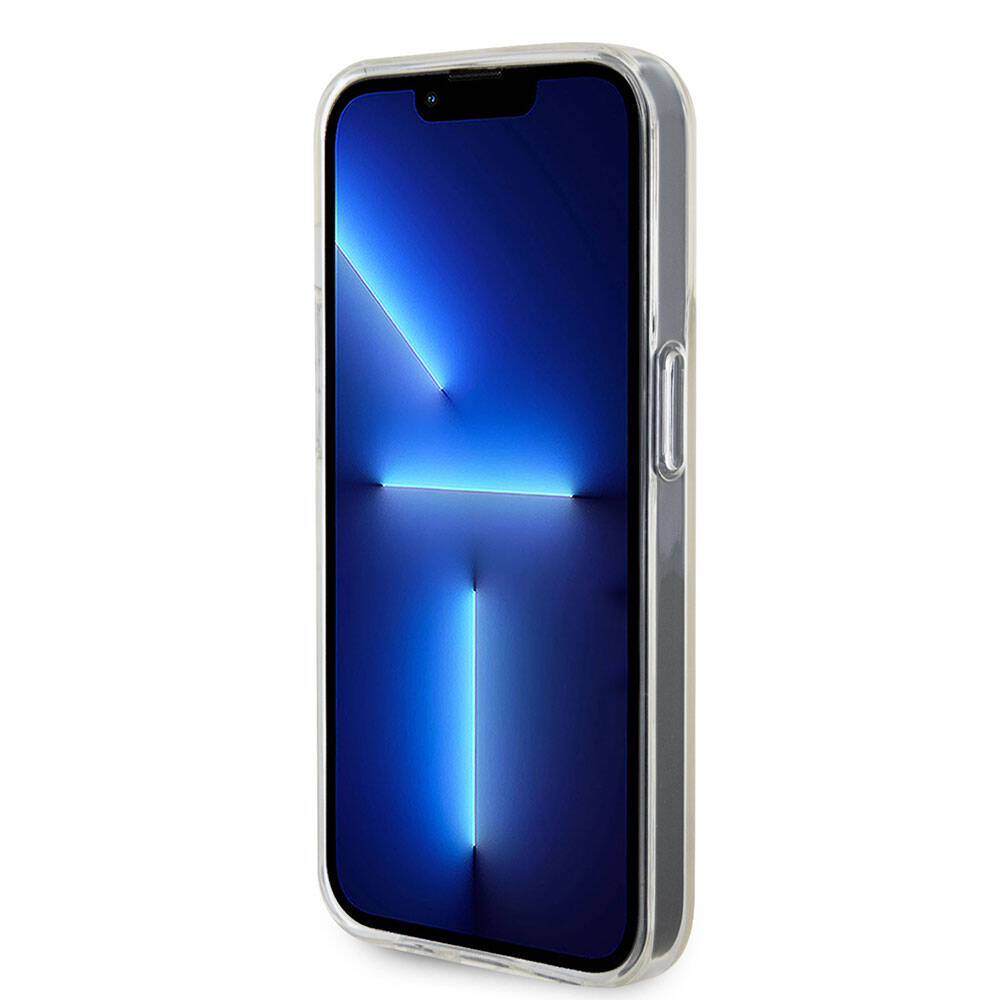 iPhone 15 Pro Max Kılıf Guess Orijinal Lisanslı Yazı Logolu Mirror Disco Kılıf