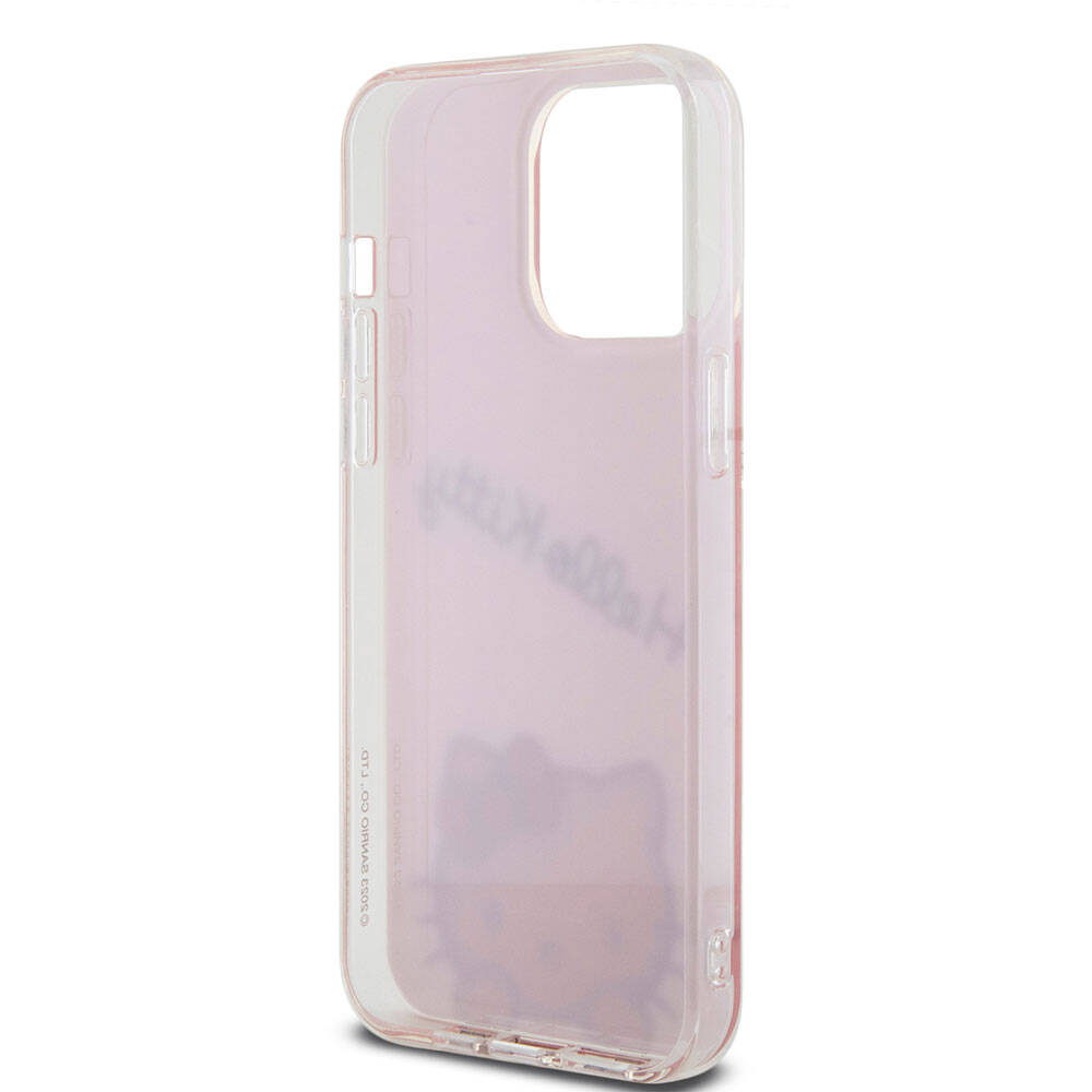 iPhone 15 Pro Max Kılıf Hello Kitty Orijinal Lisanslı Askılı Yazı ve İkonik Logolu Daydreaming Kılıf