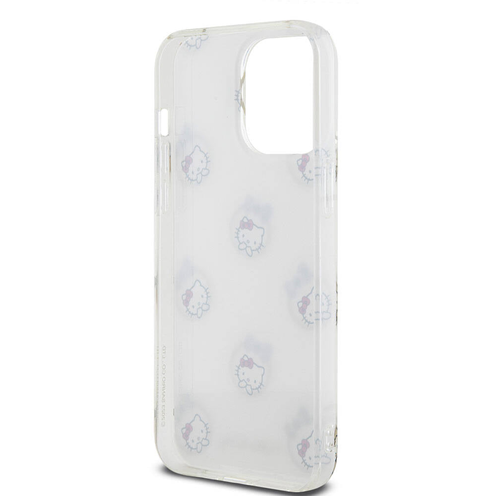 iPhone 15 Pro Max Kılıf Hello Kitty Orijinal Lisanslı Elektroplating Kaplama Kabarcık Baskılı Kılıf