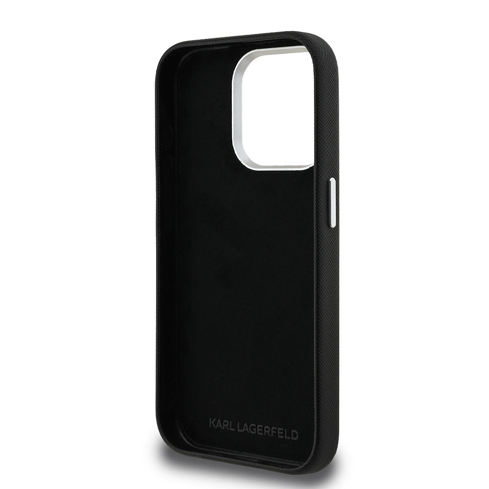 iPhone 15 Pro Max Kılıf Karl Lagerfeld Orijinal Lisanslı K&C Heads Pin Kılıf