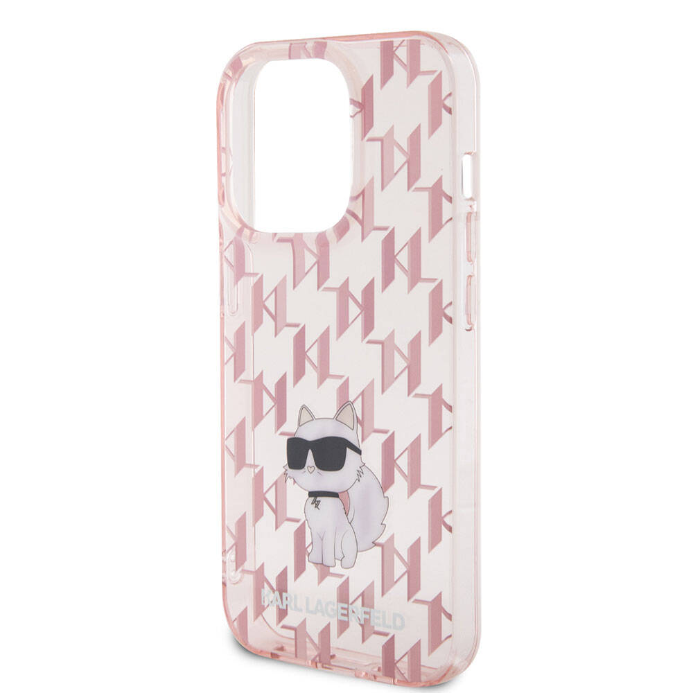 iPhone 15 Pro Max Kılıf Karl Lagerfeld IML C Monogram Orijinal Lisanslı Kılıf