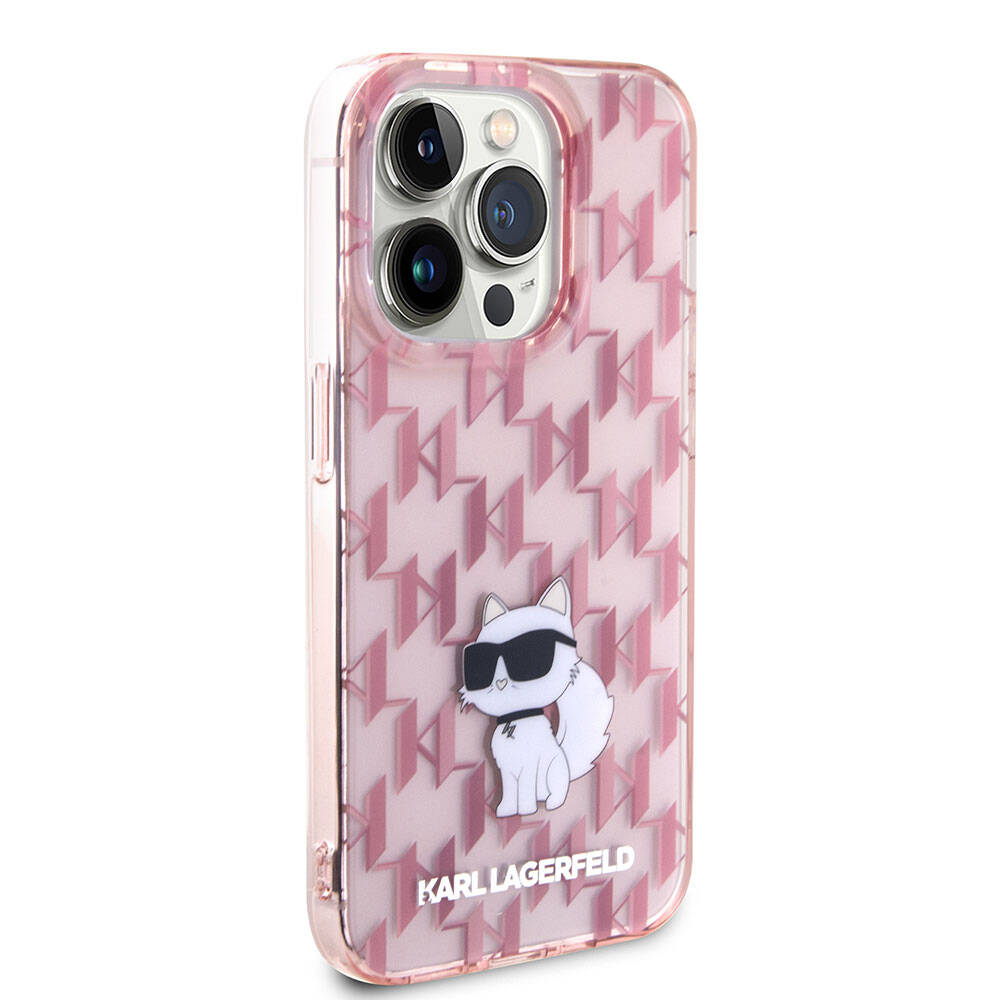 iPhone 15 Pro Max Kılıf Karl Lagerfeld IML C Monogram Orijinal Lisanslı Kılıf