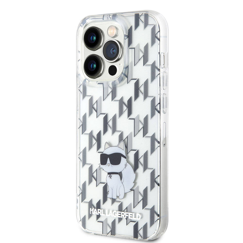 iPhone 15 Pro Max Kılıf Karl Lagerfeld IML C Monogram Orijinal Lisanslı Kılıf