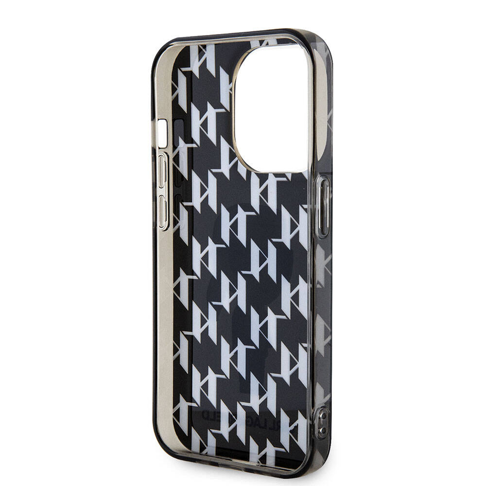 iPhone 15 Pro Max Kılıf Karl Lagerfeld IML İkonik Monogram Orijinal Lisanslı Kılıf