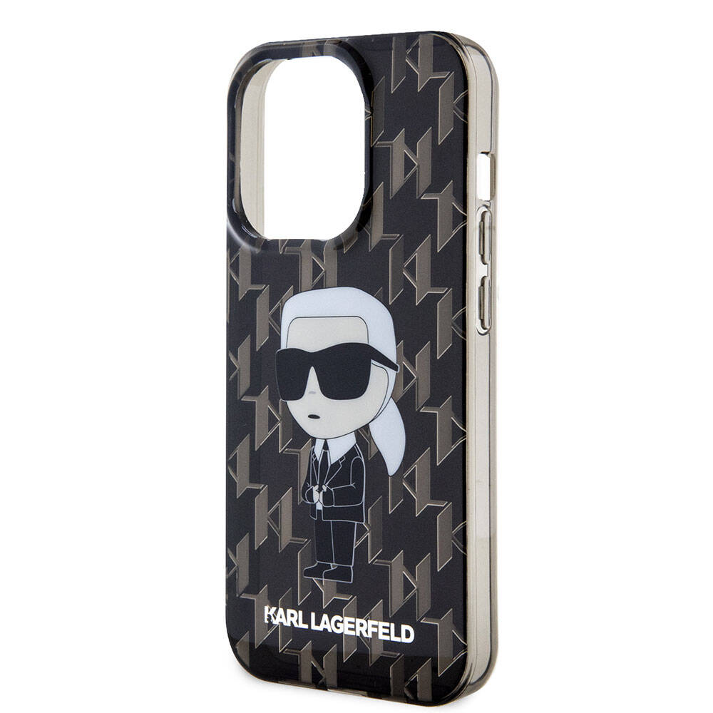 iPhone 15 Pro Max Kılıf Karl Lagerfeld IML İkonik Monogram Orijinal Lisanslı Kılıf