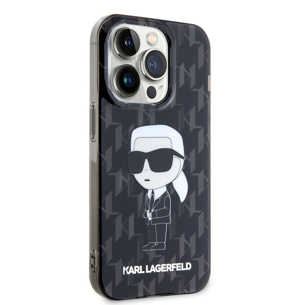 iPhone 15 Pro Max Kılıf Karl Lagerfeld IML İkonik Monogram Orijinal Lisanslı Kılıf
