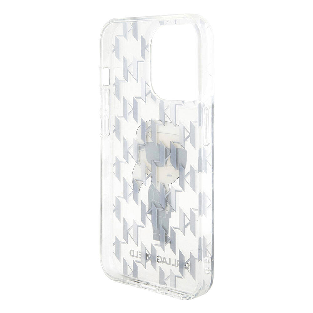 iPhone 15 Pro Max Kılıf Karl Lagerfeld IML İkonik Monogram Orijinal Lisanslı Kılıf