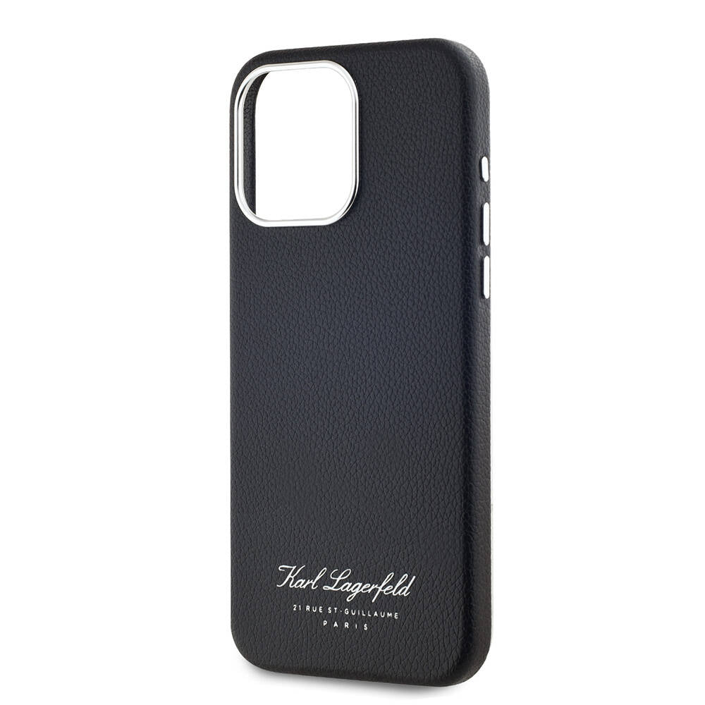 iPhone 15 Pro Max Kılıf Karl Lagerfeld orijinal Lisanslı KL Yazılı Hotel Kılıf