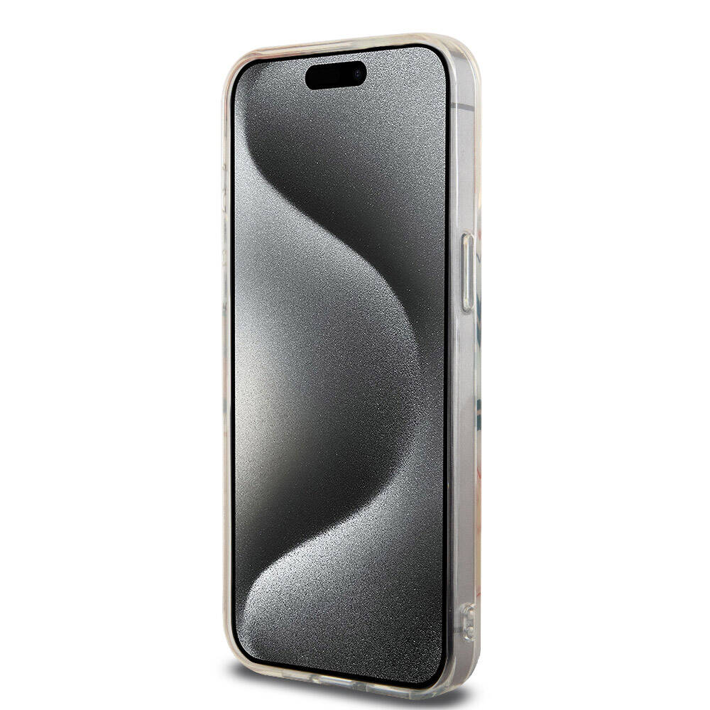 iPhone 15 Pro Max Kılıf Lacoste Orijinal Lisanslı M-safe Şarj Özellikli Çift Katmanlı Yamalar Desenli Kılıf