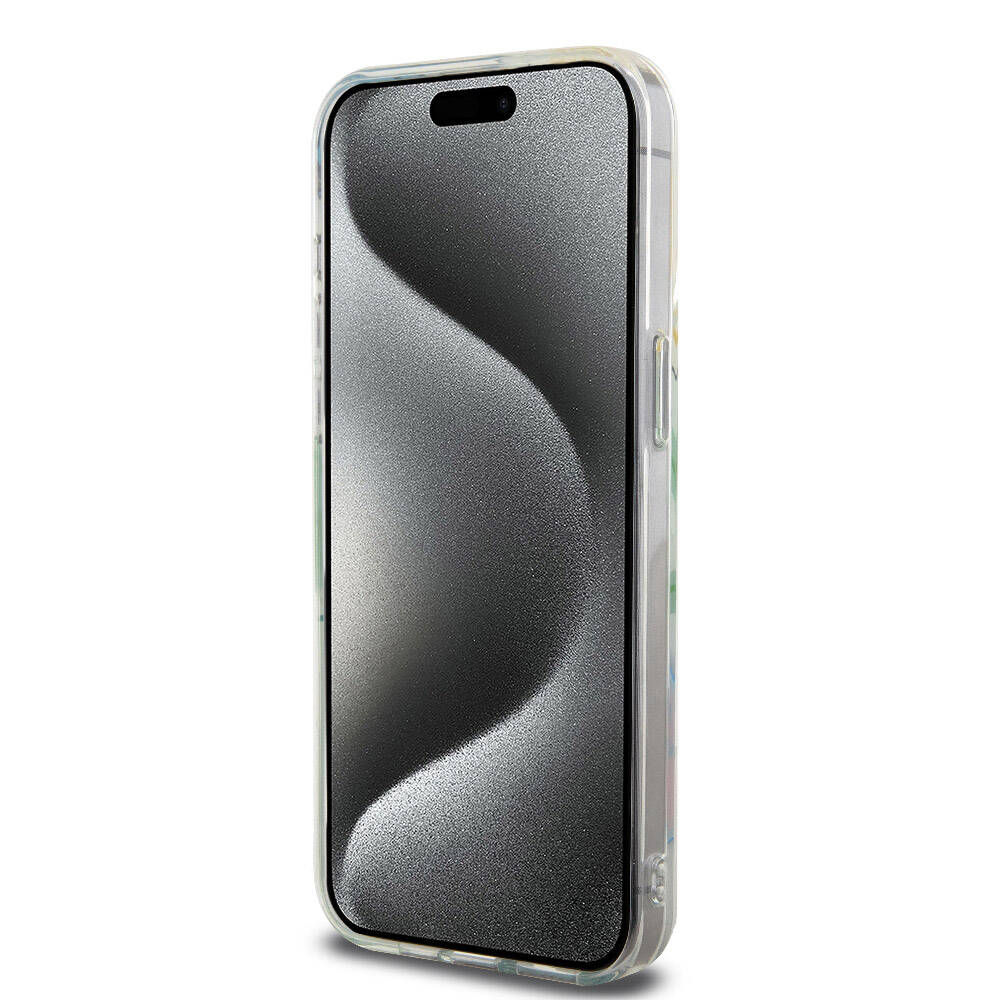 iPhone 15 Pro Max Kılıf Lacoste Orijinal Lisanslı M-safe Şarj Özellikli Çift Katmanlı Yamalar Desenli Kılıf
