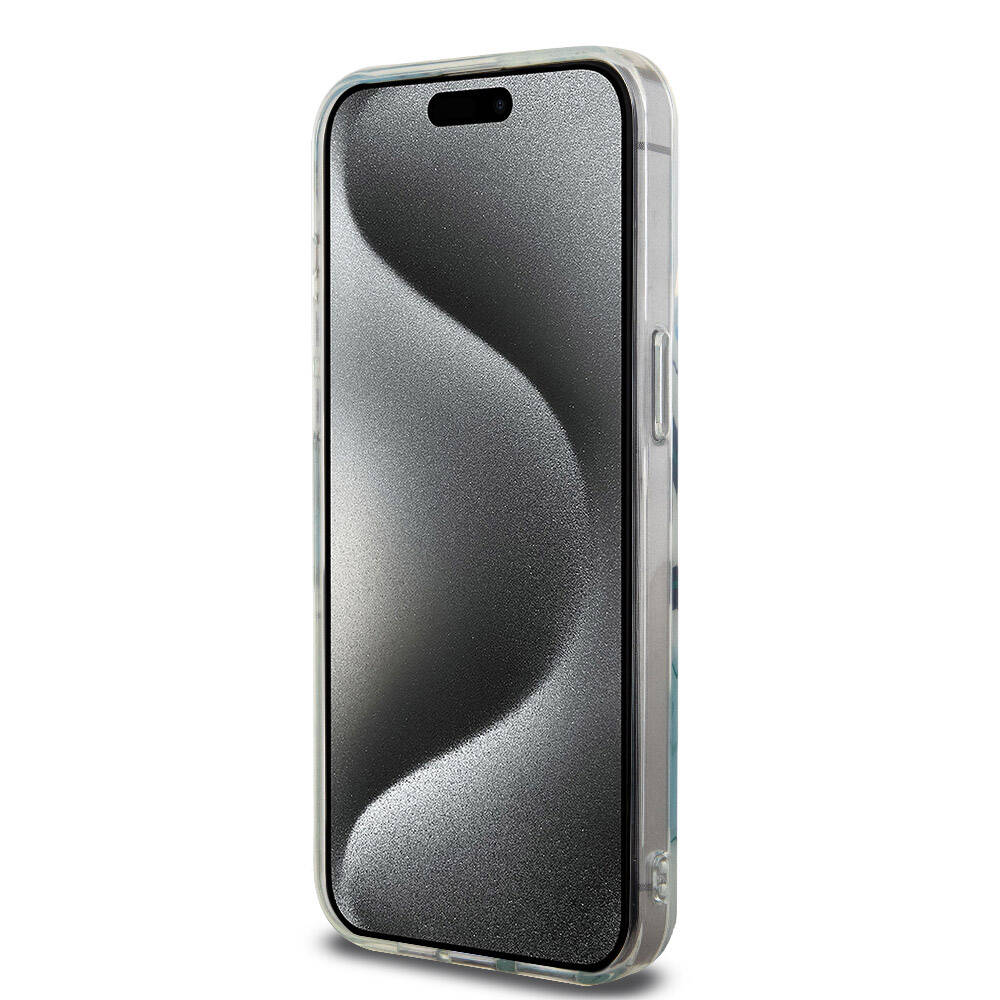 iPhone 15 Pro Max Kılıf Lacoste Orijinal Lisanslı M-safe Şarj Özellikli Çift Katmanlı Yamalar Desenli Kılıf