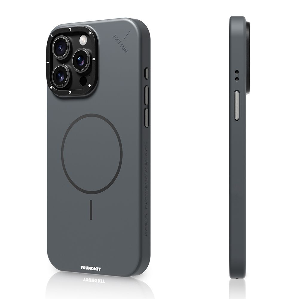 iPhone 15 Pro Max Kılıf M-safe Şarj Özellikli Youngkit Dynamag Serisi Kılıf