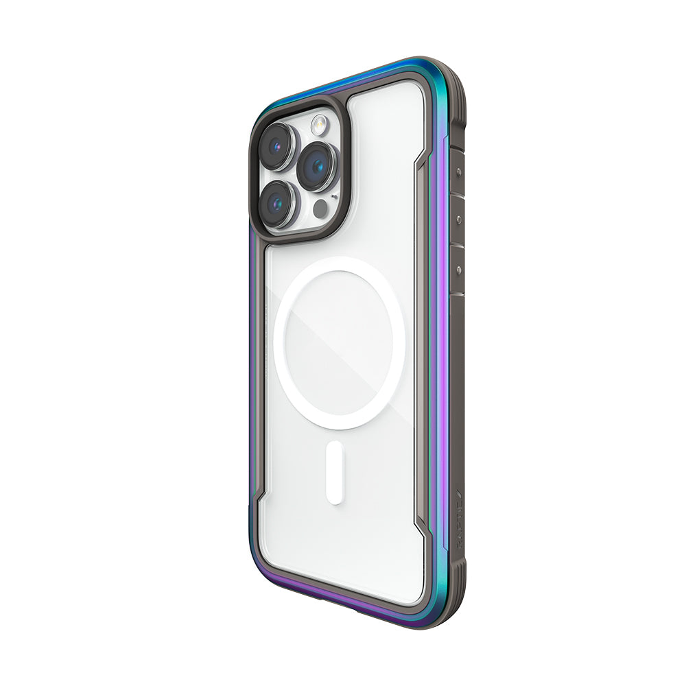 iPhone 15 Pro Max Kılıf M-safe Şarj Özellikli Airbagli Raptic Shield Serisi Şeffaf Arka Yüzey Kılıf