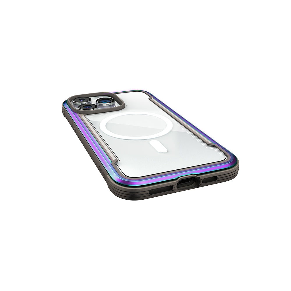 iPhone 15 Pro Max Kılıf M-safe Şarj Özellikli Airbagli Raptic Shield Serisi Şeffaf Arka Yüzey Kılıf