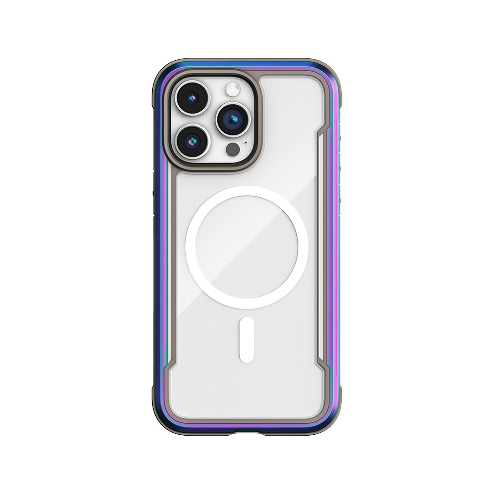 iPhone 15 Pro Max Kılıf M-safe Şarj Özellikli Airbagli Raptic Shield Serisi Şeffaf Arka Yüzey Kılıf