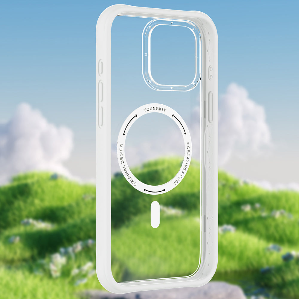 iPhone 15 Pro Max Kılıf M-safe Şarj Özellikli Airbagli Youngkit Dynamic 2 Serisi Kılıf