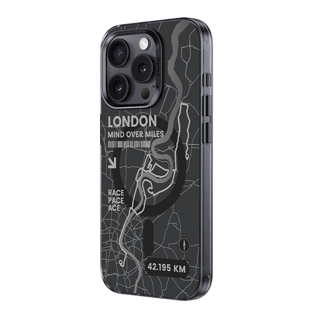 iPhone 15 Pro Max Kılıf M-safe Şarj Özellikli Benks City Serisi Kılıf