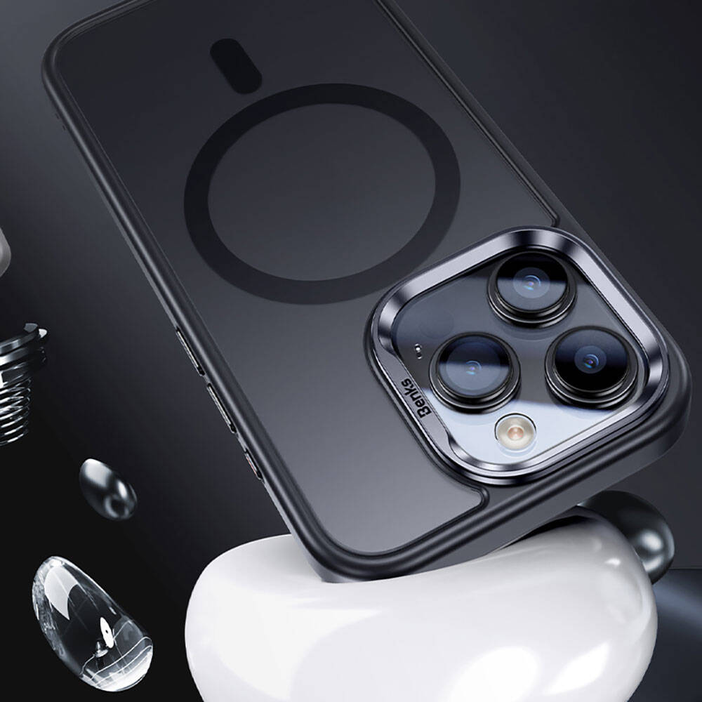 iPhone 15 Pro Max Kılıf M-safe Şarj Özellikli Benks Mist Protective Kılıf
