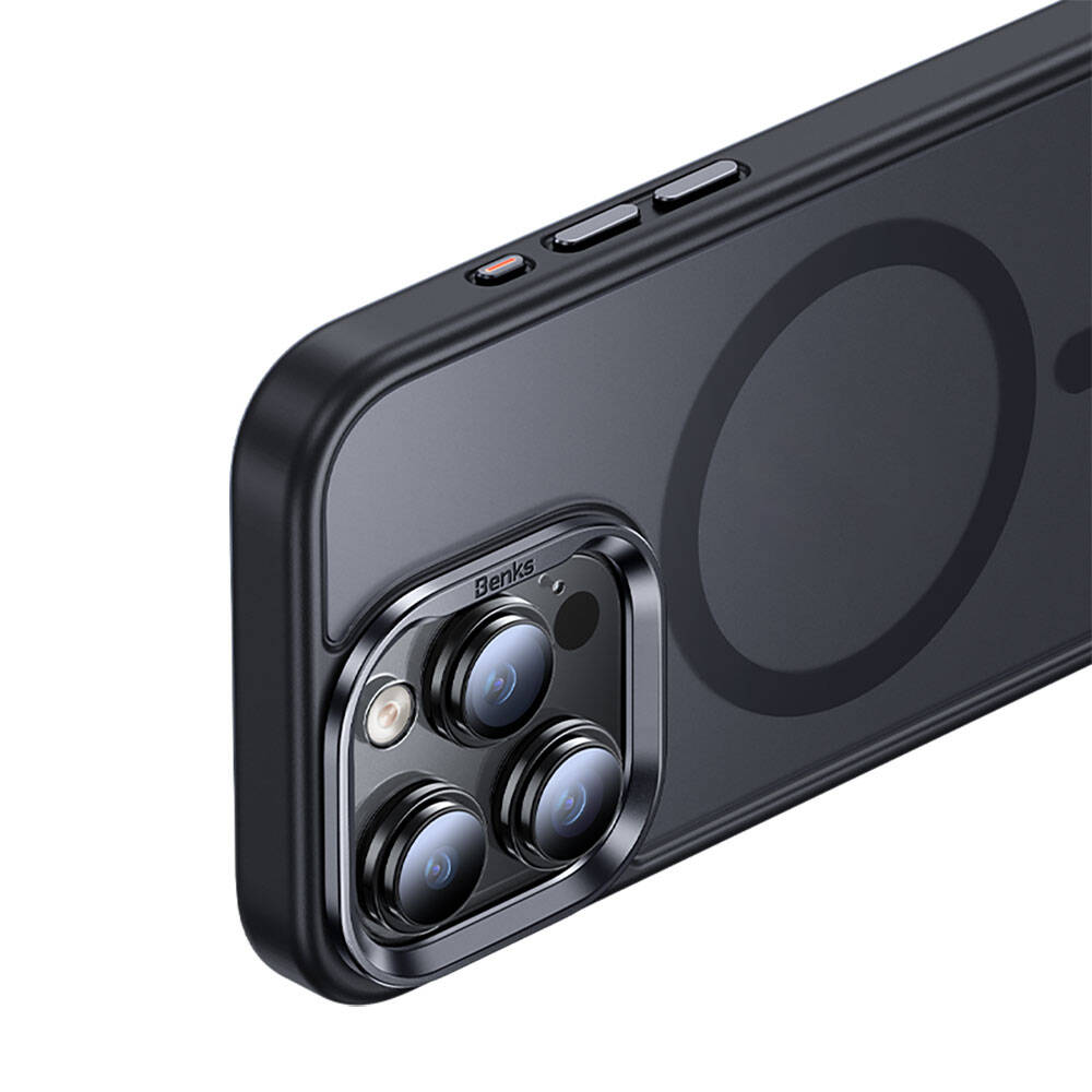iPhone 15 Pro Max Kılıf M-safe Şarj Özellikli Benks Mist Protective Kılıf