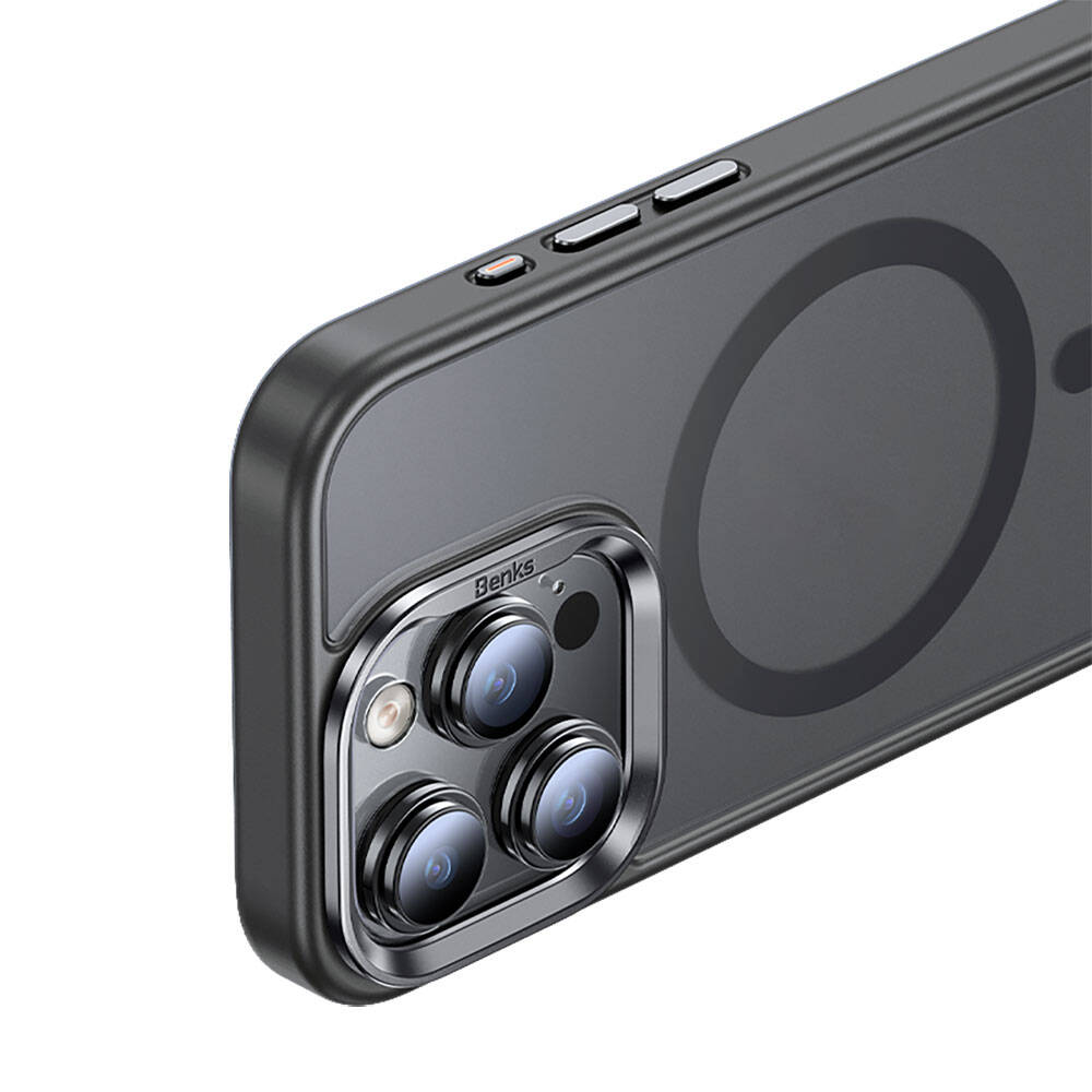 iPhone 15 Pro Max Kılıf M-safe Şarj Özellikli Benks Mist Protective Kılıf