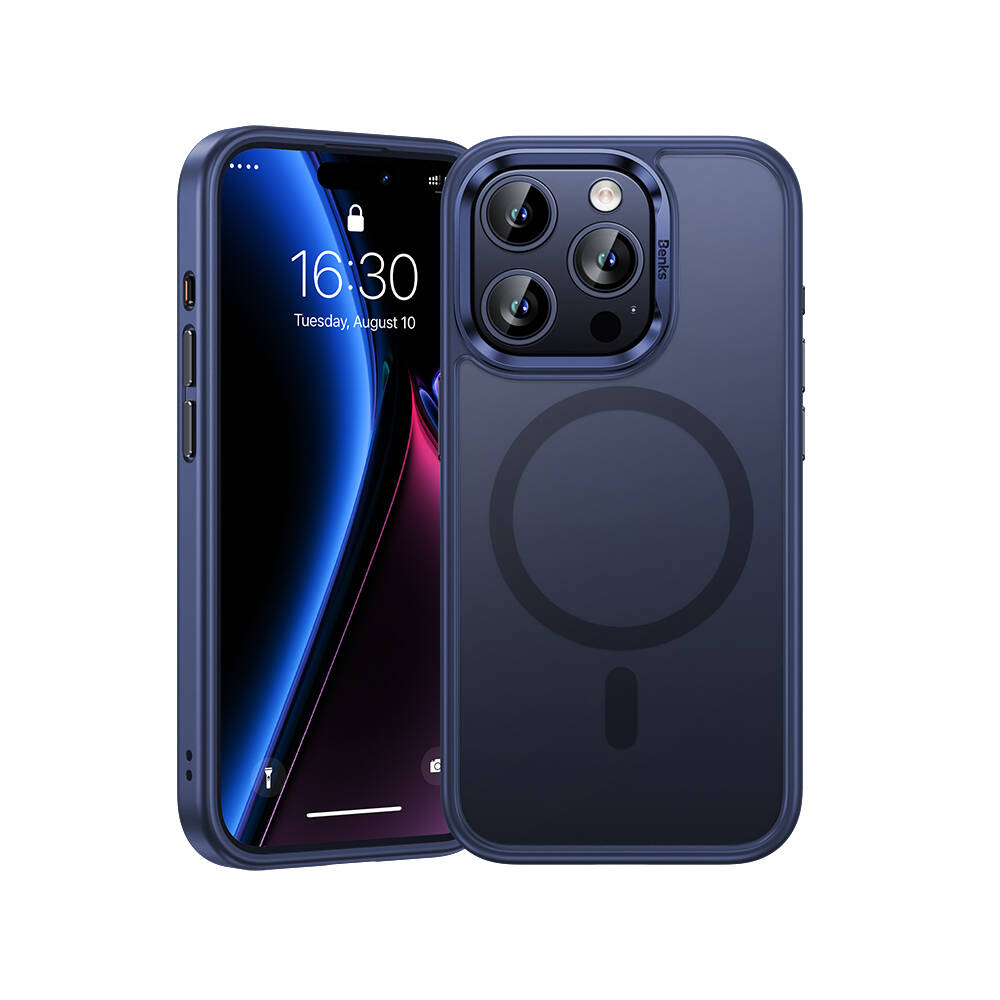 iPhone 15 Pro Max Kılıf M-safe Şarj Özellikli Benks Mist Protective Kılıf