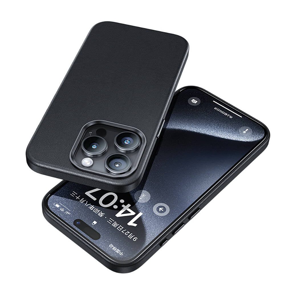 iPhone 15 Pro Max Kılıf M-safe Şarj Özellikli Benks Vintage Leather Kılıf