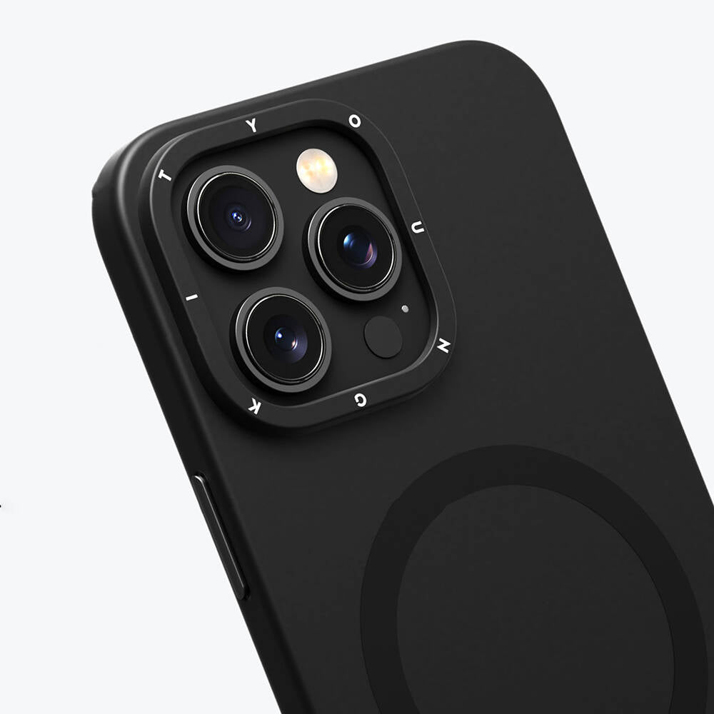iPhone 15 Pro Max Kılıf M-safe Şarj Özellikli Çizilmeye ve Aşınmaya Dayanıklı Youngkit Velvet Serisi Kılıf