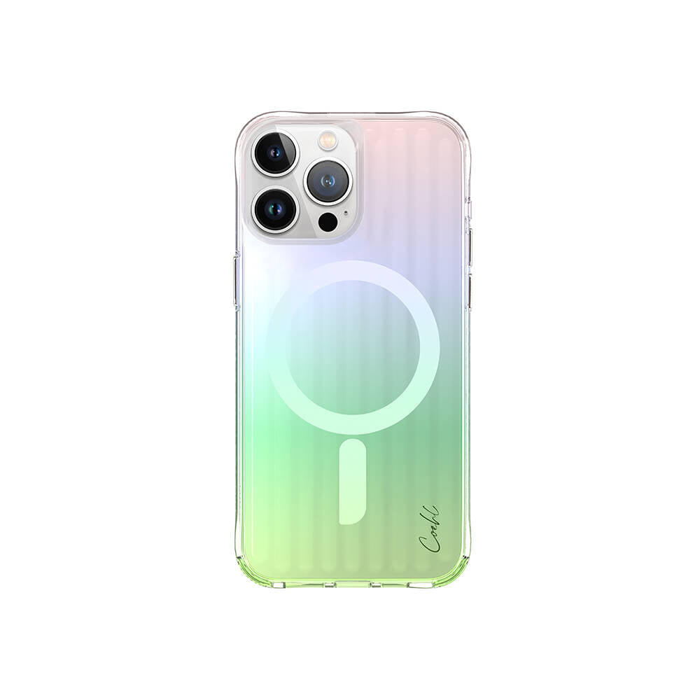 iPhone 15 Pro Max Kılıf M-safe Şarj Özellikli Parlayan Arka Yüzey Coehl Linear Kılıf
