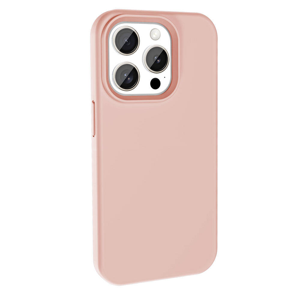 iPhone 15 Pro Max Kılıf M-safe Şarj Özellikli Sıvı Teknolojili Silinebilir Sert Zore Kivi Kılıf