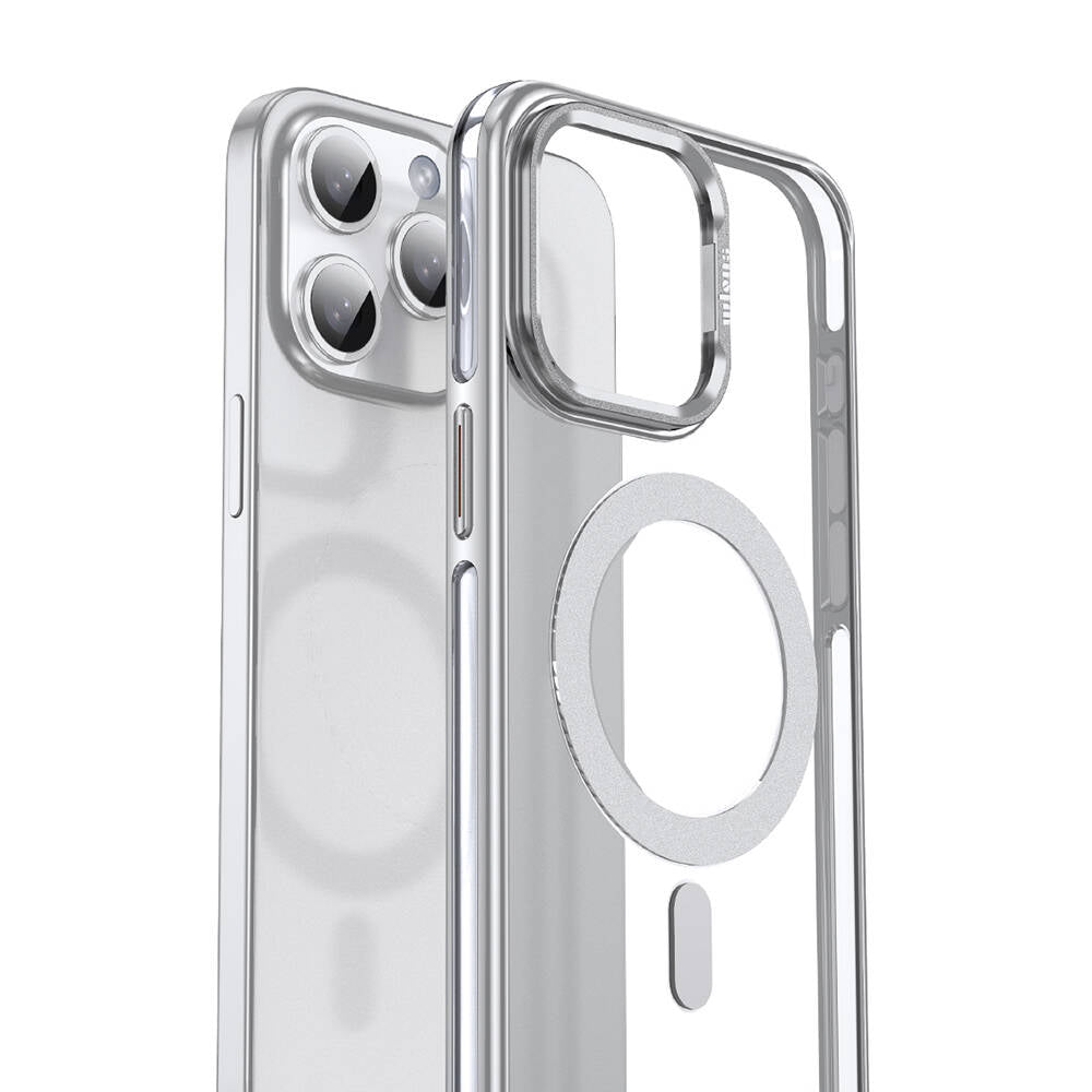 iPhone 15 Pro Max Kılıf M-safe Şarj Özellikli Wlons Standlı Efsane Kılıf