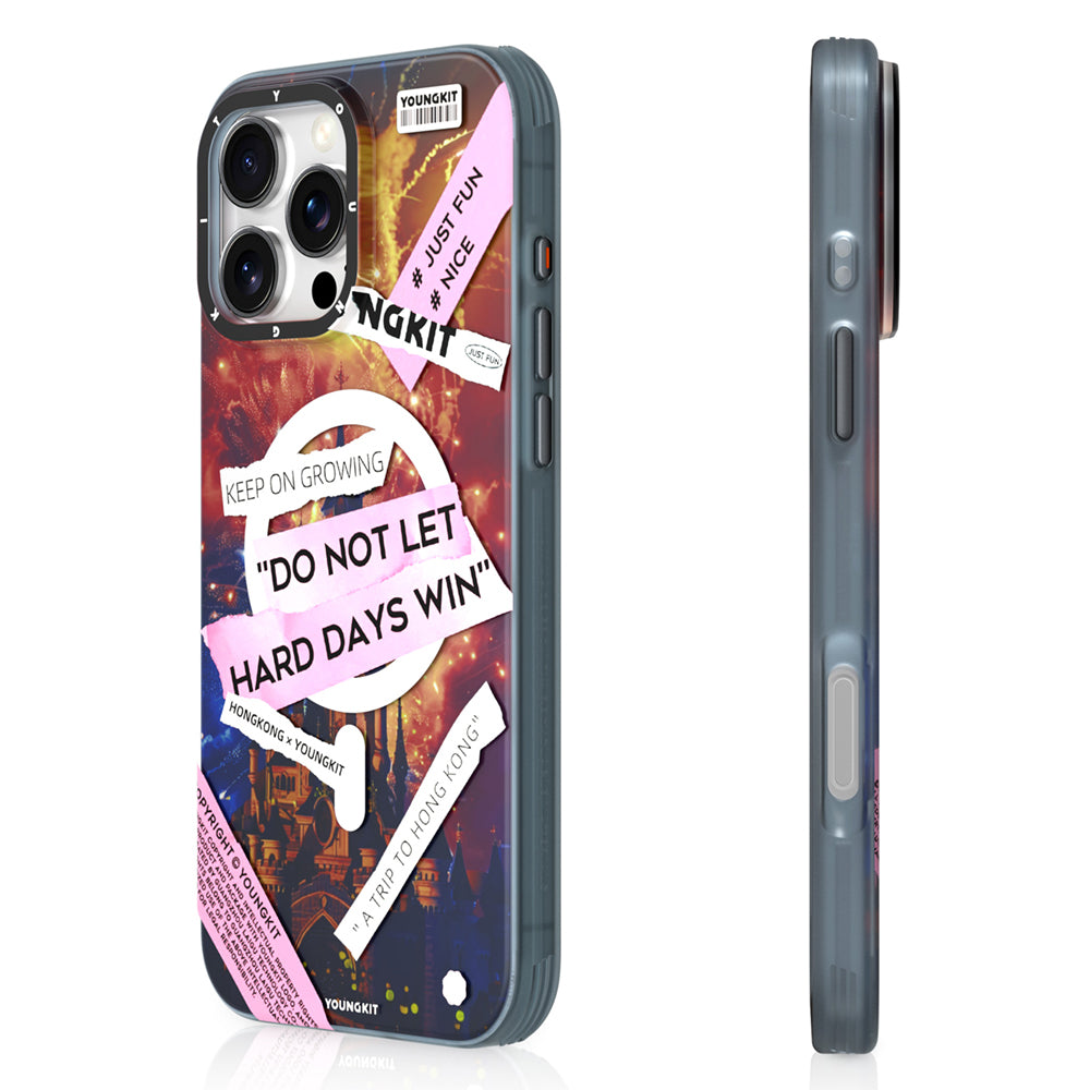 iPhone 15 Pro Max Kılıf M-safe Şarj Özellikli Youngkit A-City Serisi Kılıf
