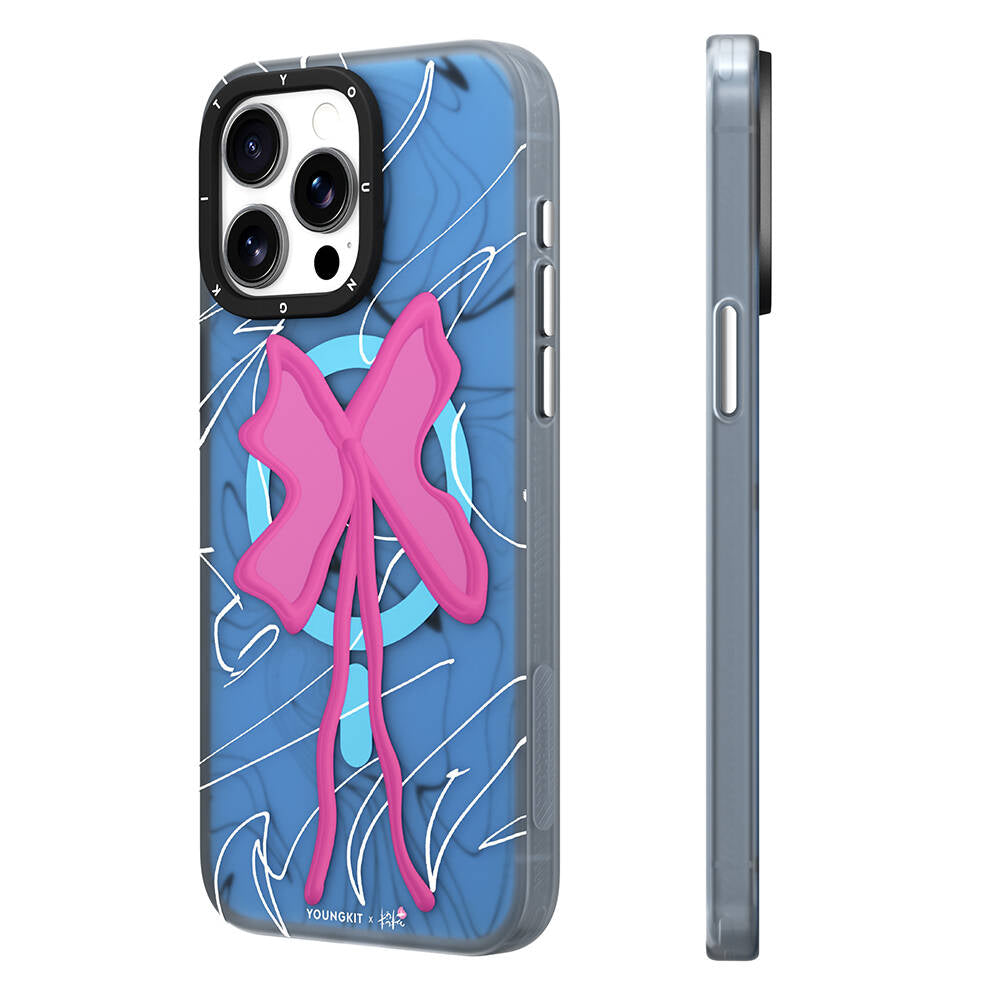 iPhone 15 Pro Max Kılıf M-safe Şarj Özellikli Youngkit Anti-Trend Serisi Kılıf