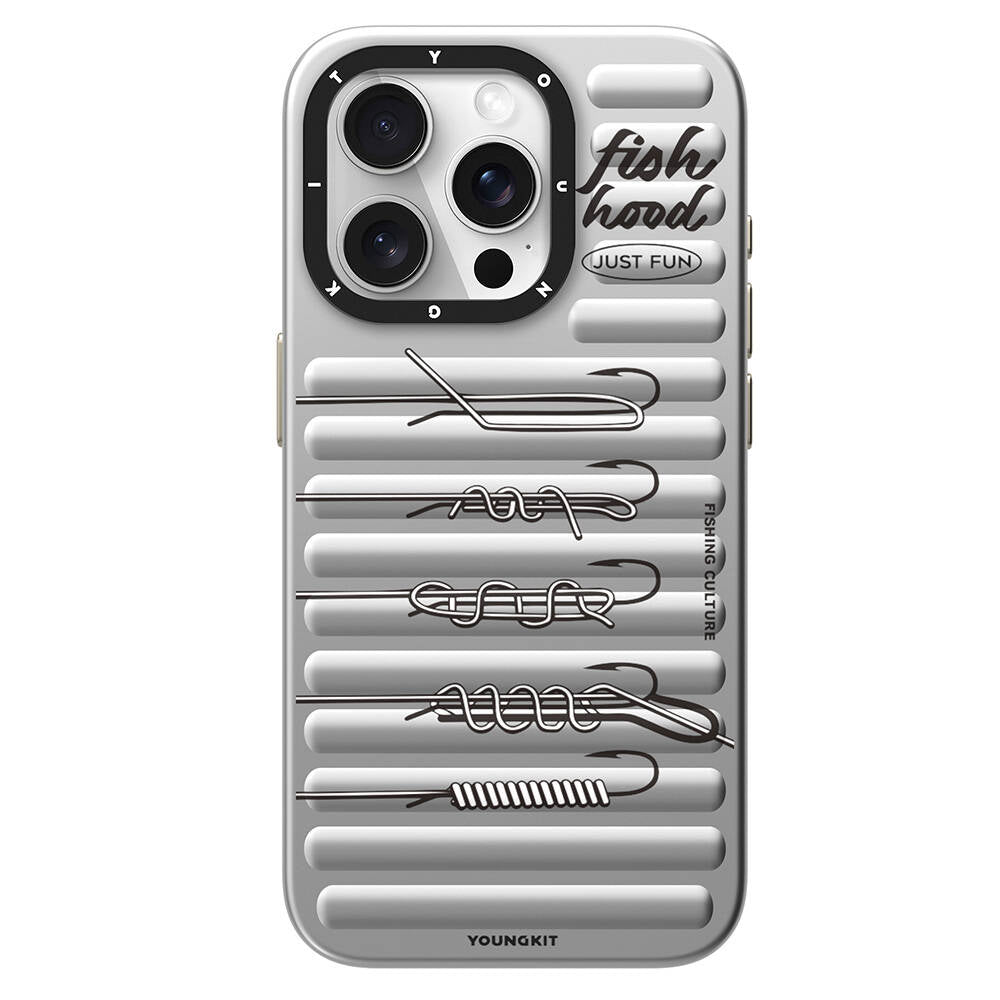 iPhone 15 Pro Max Kılıf M-safe Şarj Özellikli Youngkit Fishing Serisi Kılıf