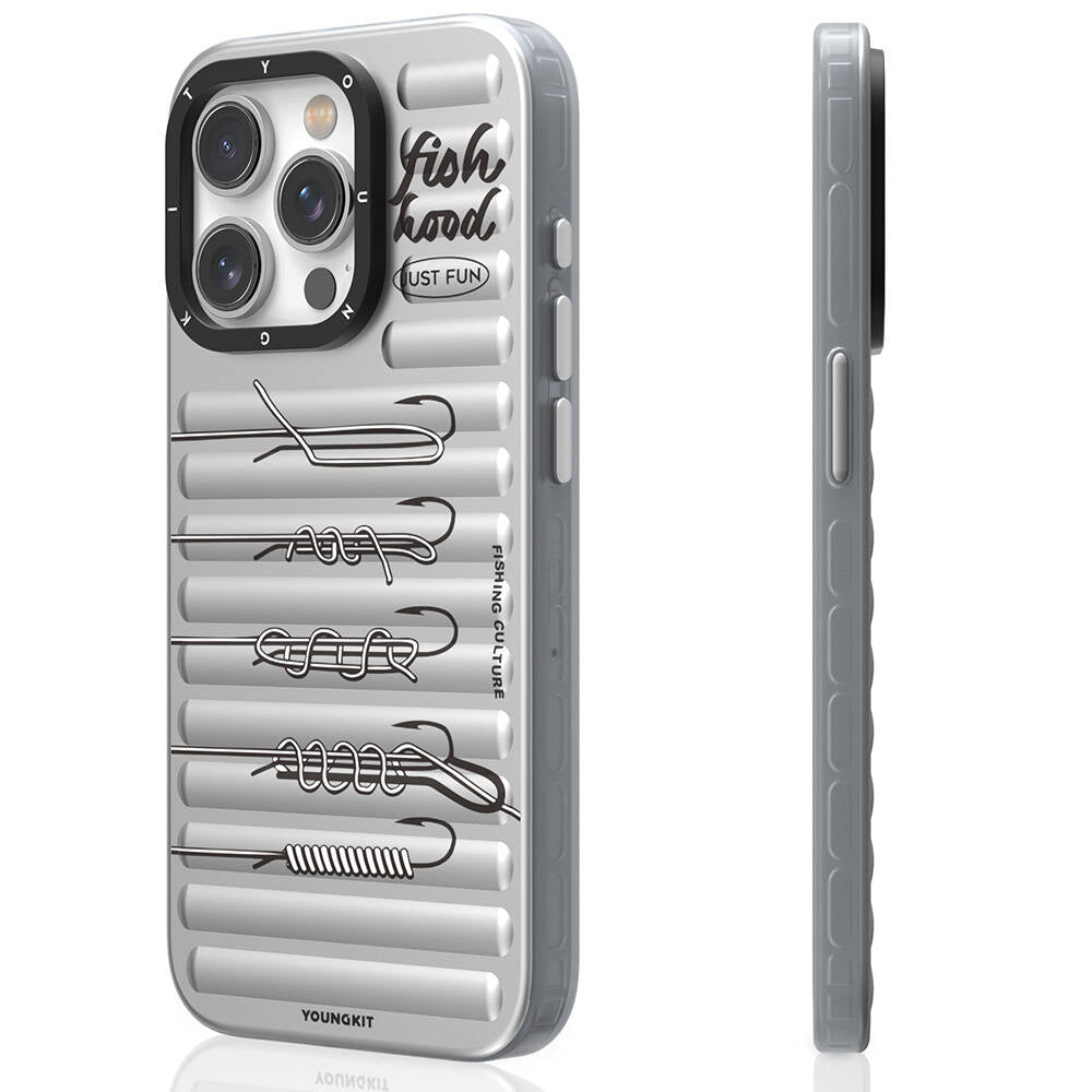 iPhone 15 Pro Max Kılıf M-safe Şarj Özellikli Youngkit Fishing Serisi Kılıf