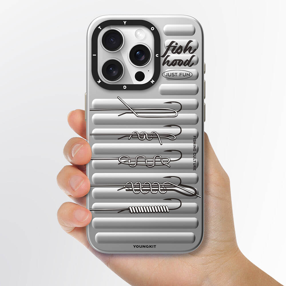 iPhone 15 Pro Max Kılıf M-safe Şarj Özellikli Youngkit Fishing Serisi Kılıf