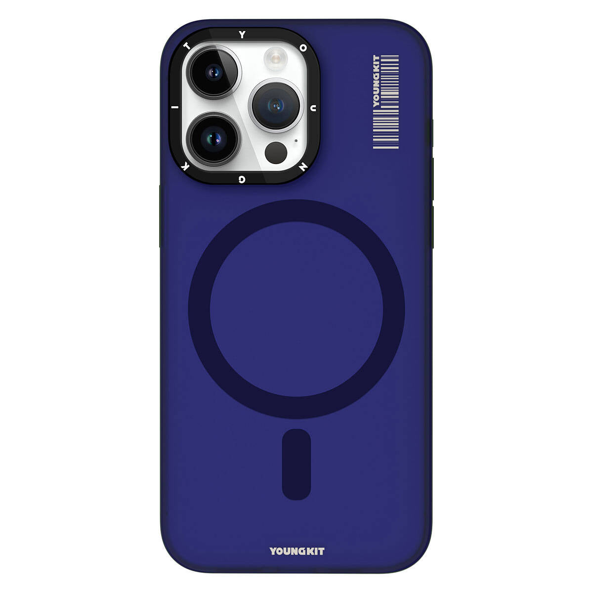 iPhone 15 Pro Max Kılıf M-safe Şarj Özellikli Youngkit Hidden Sand Serisi Kılıf