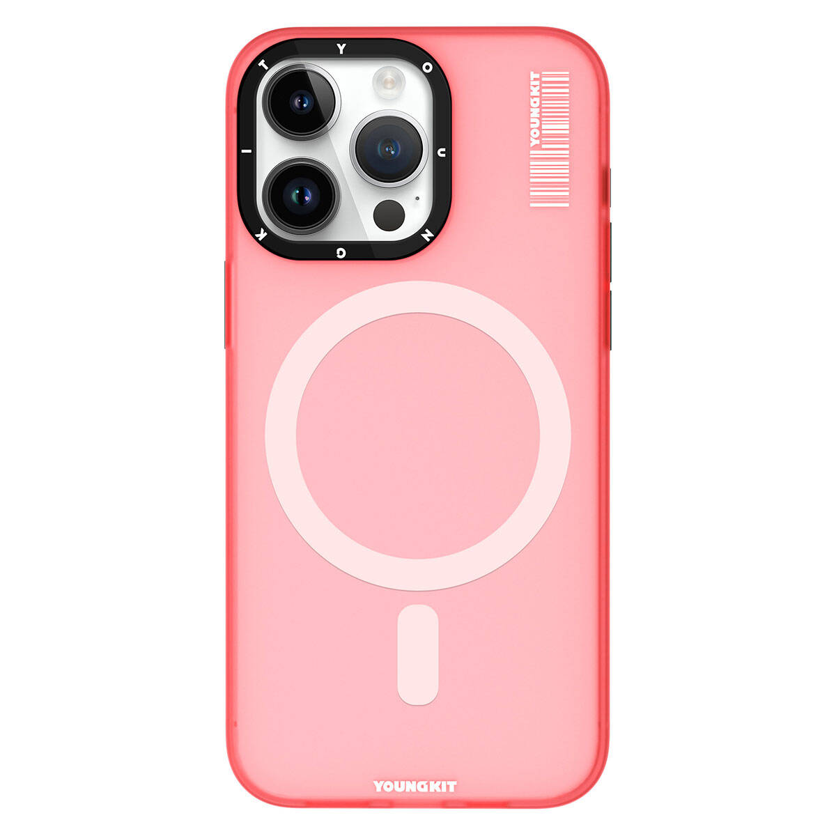 iPhone 15 Pro Max Kılıf M-safe Şarj Özellikli Youngkit Hidden Sand Serisi Kılıf