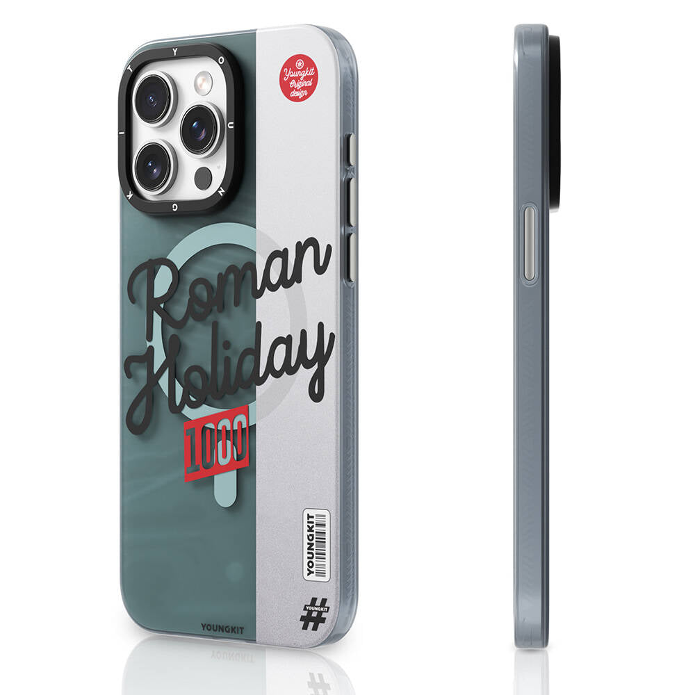 iPhone 15 Pro Max Kılıf M-safe Şarj Özellikli Youngkit Motorcycle Legend Serisi Kılıf