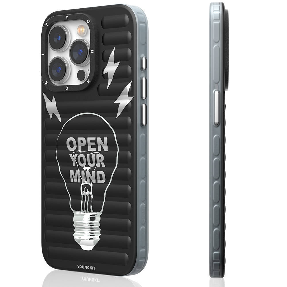 iPhone 15 Pro Max Kılıf M-safe Şarj Özellikli Youngkit Open Mind Serisi Kılıf