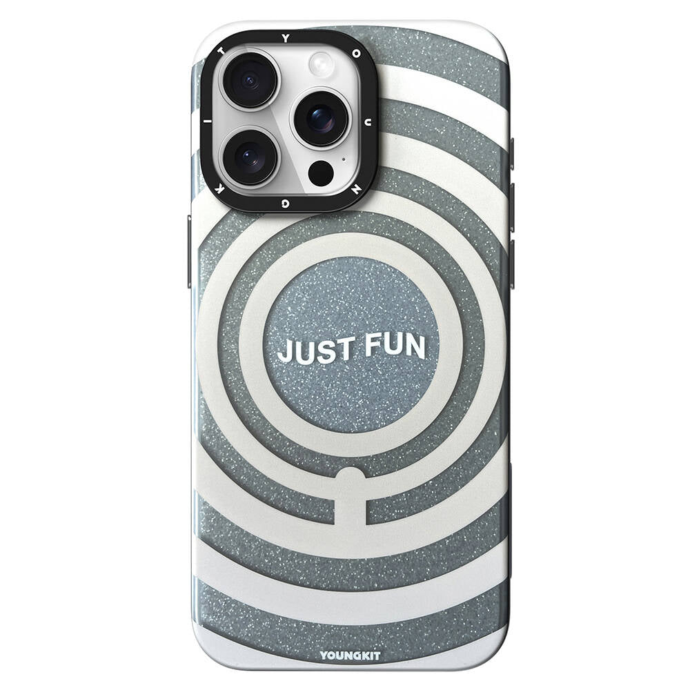 iPhone 15 Pro Max Kılıf M-safe Şarj Özellikli Youngkit Star Dazzle Serisi Kılıf