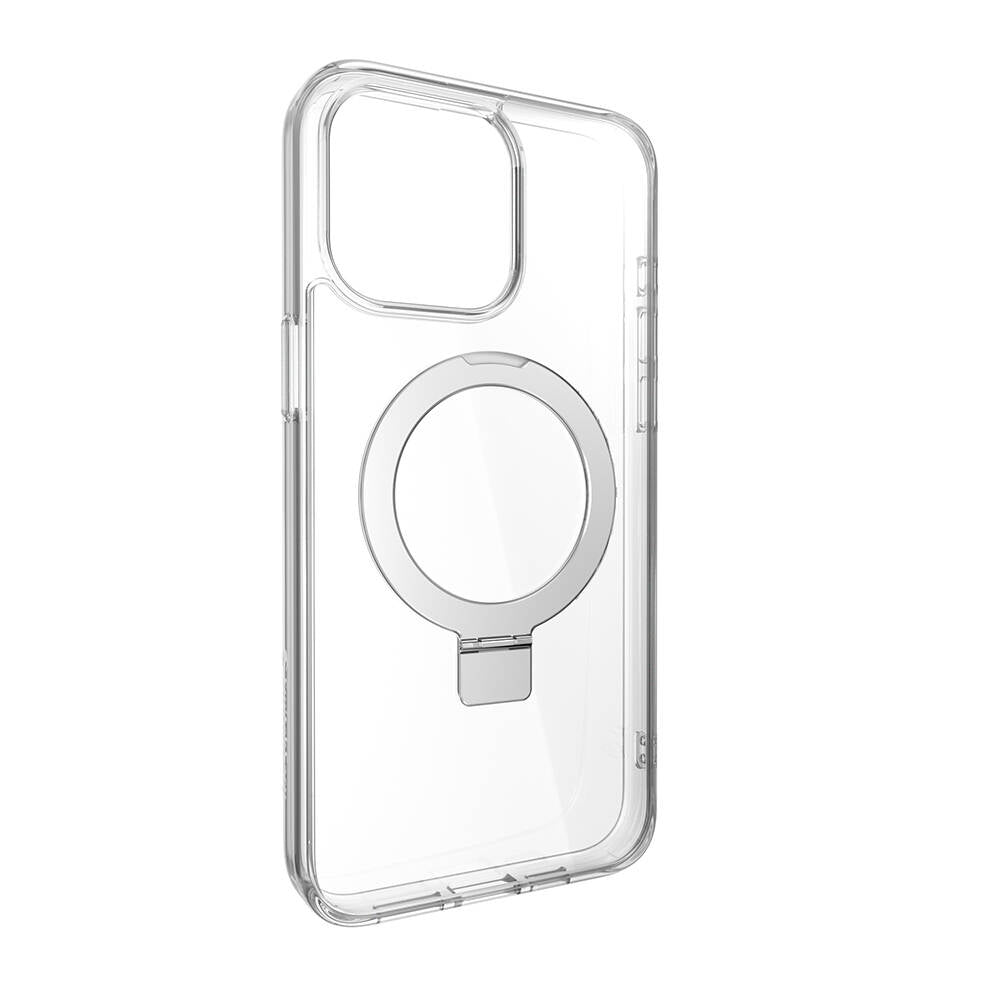 iPhone 15 Pro Max Kılıf M-safe Şarj Özellikli Yüzük Standlı Lisanslı Switcheasy Magstand-M Kılıf