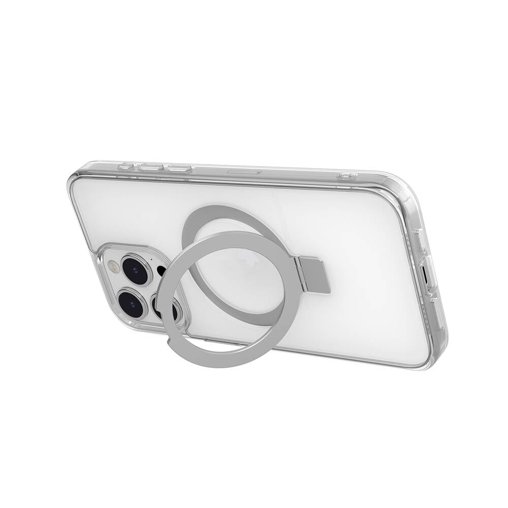 iPhone 15 Pro Max Kılıf M-safe Şarj Özellikli Yüzük Standlı Lisanslı Switcheasy Magstand-M Kılıf