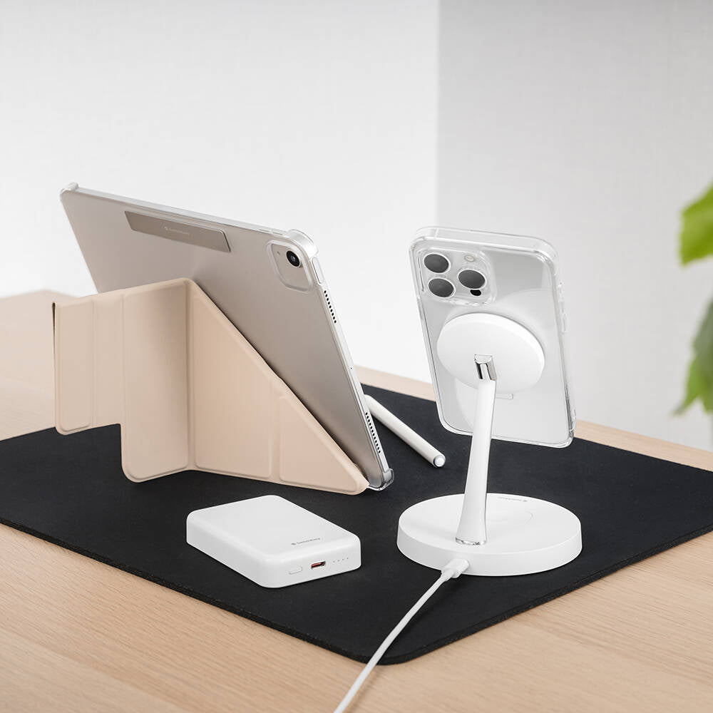 iPhone 15 Pro Max Kılıf M-safe Şarj Özellikli Yüzük Standlı Lisanslı Switcheasy Magstand-M Kılıf