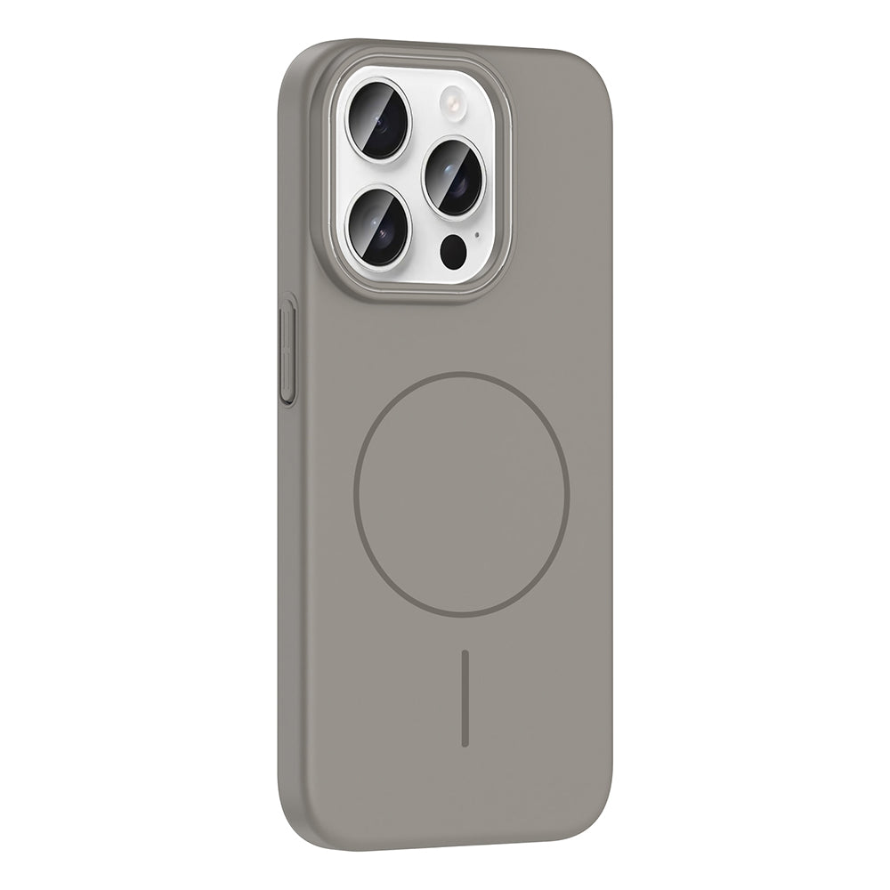 iPhone 15 Pro Max Kılıf M-safe Şarj Özellikli Zore Ruby Sert Kılıf