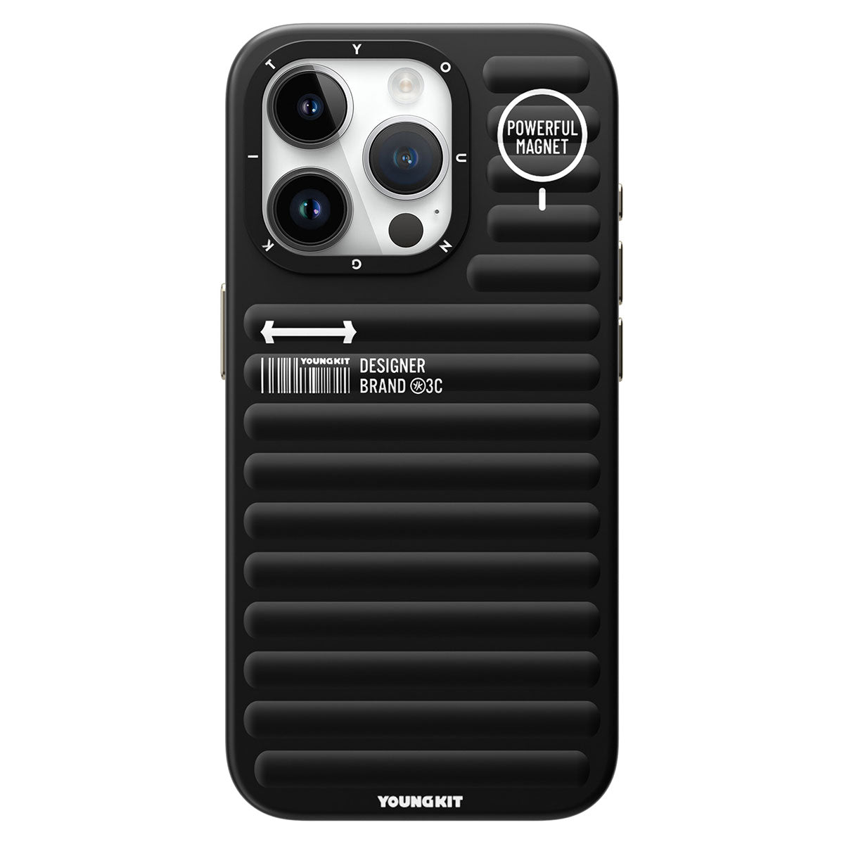 iPhone 15 Pro Max Kılıf Mat Renkli Tasarım YoungKit Original Serisi Kılıf