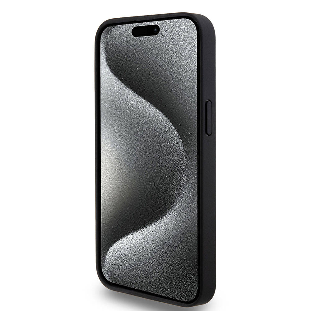 iPhone 15 Pro Max Kılıf Mercedes Benz Orijinal Lisanslı M-safe Şarj Özellikli Mühürlü Yıldız Desenli ve Logolu Deri Kılıf