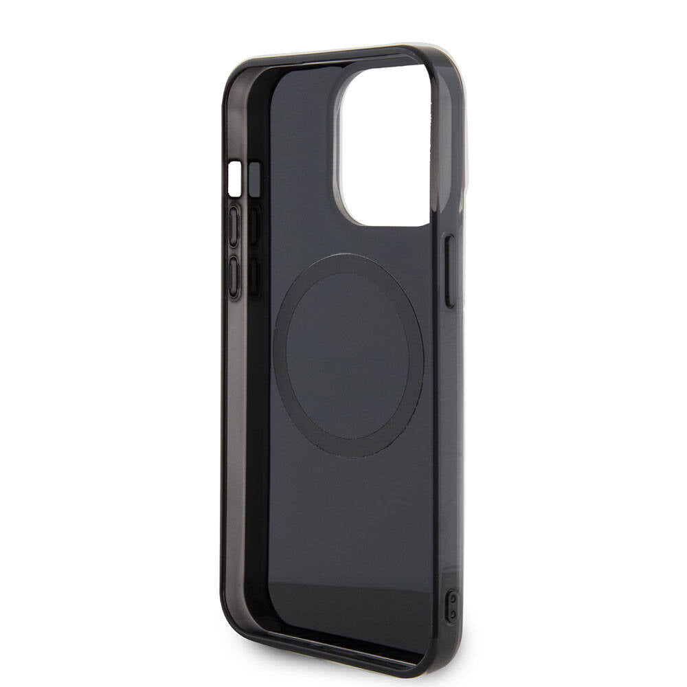 iPhone 15 Pro Max Kılıf Mercedes Benz orijinal Lisanslı M-safe Şarj Özellikli Çift Katmanlı Paralel Çizgi Desenli Kılıf
