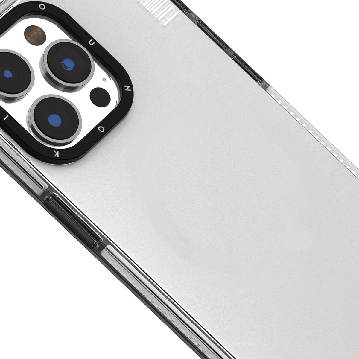 iPhone 15 Pro Max Kılıf Pürüzsüz Düz Arka Yüzey YoungKit Crystal Color Serisi Kılıf
