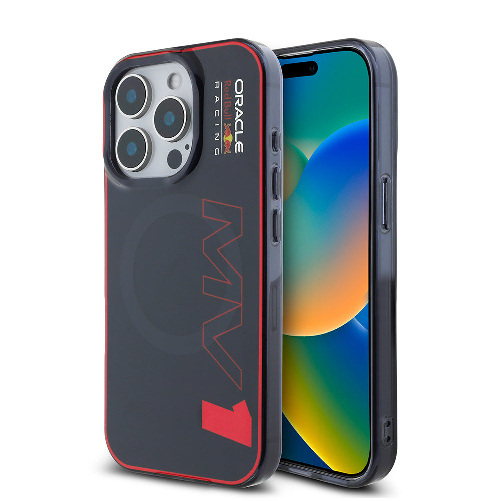 iPhone 15 Pro Max Kılıf Redbull Orijinal Lisanslı M-safe Şarj Özellikli Çift Katmanlı Sert PC Büyük Boy MV Kılıf